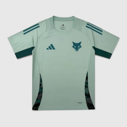 adidas Football Training Jersey Mint Green Aeroready Custom "DUTRA" / Pre-Owned